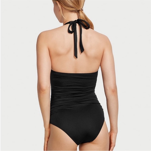 NEW Victoria's Secret Marita Forever Sexy Push-Up 1pc Ruched Swimsuit Halter S - Picture 3 of 5